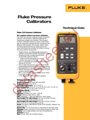 FLUKE-718 100US datasheet  
